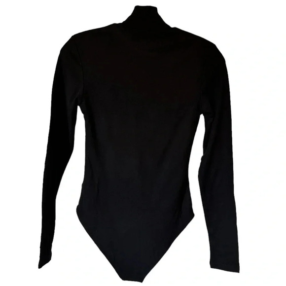 NWT Women’s Snap Crotch Casual Long Sleeve Leotard Athleisure Top Scoop Neck - Picture 8 of 8